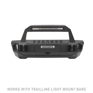 Jeep Wrangler Bumper - Front - Go Rhino - Trallenge, Stubby, Winch Ready - Black - `07-`20